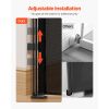 Retractable Baby Gate, 34 inch Tall, Extends up to 55 inch Wide, Retractable Gate for Kids or Pets, Mesh Material, Easy to Install for Indoor Stairs